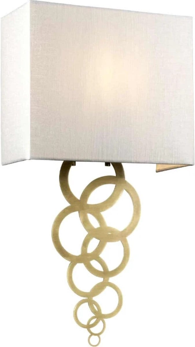 Elstead Lighting LED Wandlamp Rosa | 1X E27 Max 60W | Aged Brass