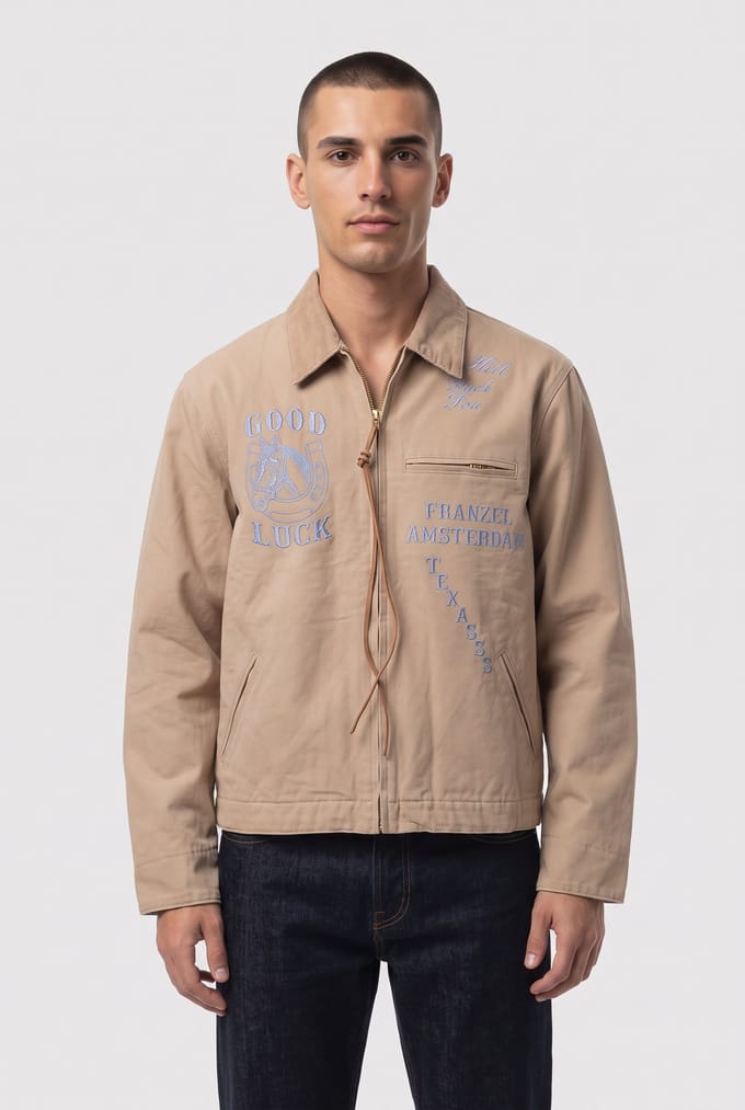In Gold We Trust Cowboy Beige Größe: S | Bomberjacken Outlet | Unisex | Braun