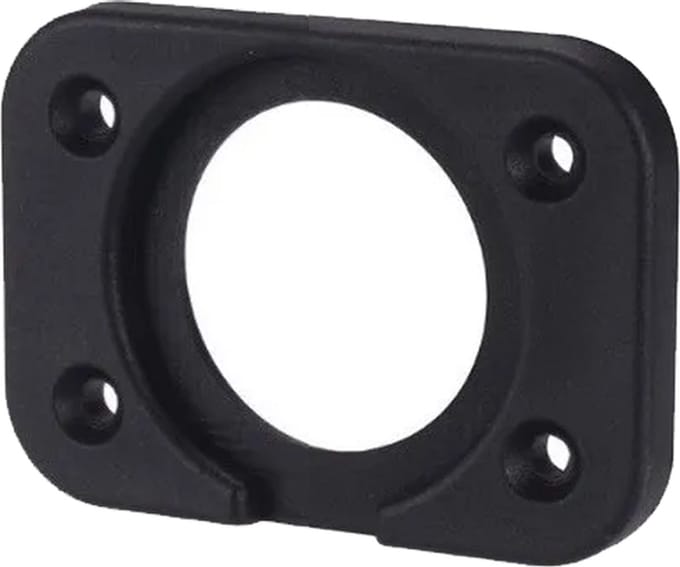 Montageplaat 1 Gat - Inbouw - Enkelvoudig - Geschikt voor USB stopcontact/Voltmeter