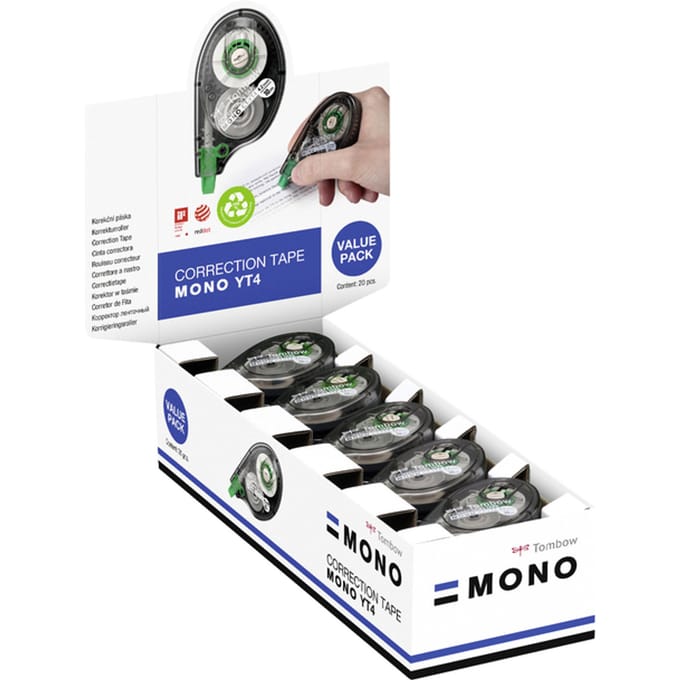 Tombow Mono YT - Correctietape - Correctieroller - 20 Stuks