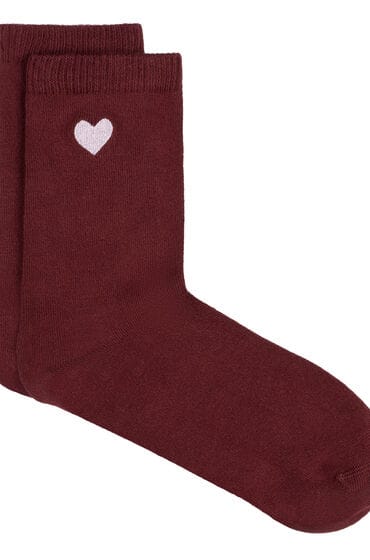 Hunkemöller Halfhoge sokken van modal Rood