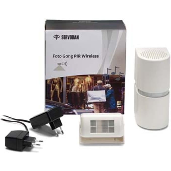 Niko-Servodan Foto gong pir wireless complete set 230 v ac