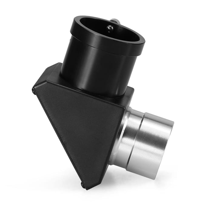 Astronomische telescoop oculair 45 / 90 graden diagonaal omkeerprisma 1.25IN Zenith-spiegel voor 90 degree gray