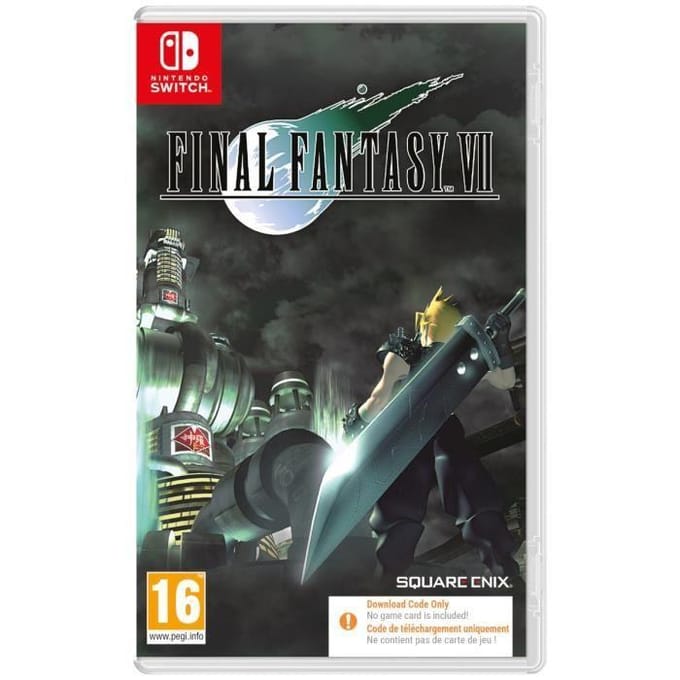 Final Fantasy VII (Code in a Box) - Nintendo Switch - RPG