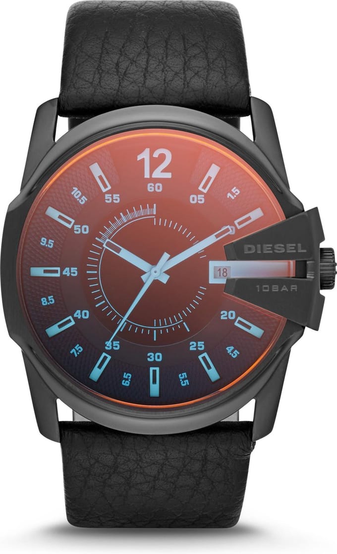 Diesel Master Chief DZ1657 Herenhorloge 45 mm - Grijs