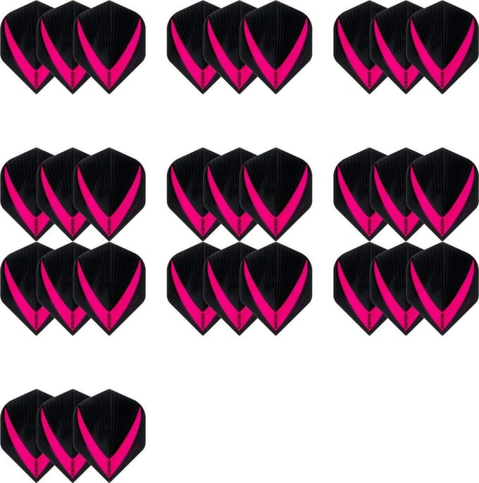 10 sets (30 stuks) Super Sterke – Roze - Vista-X – darts flights –