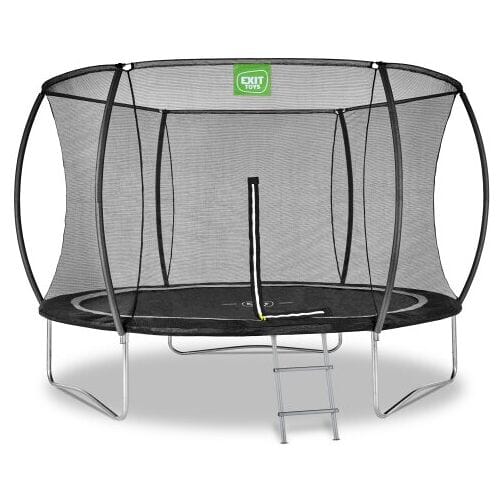 EXIT Black Edition Trampoline ø305cm - Op Poten - Rond - Trampoline Buiten - Voor Kinderen - Zwart