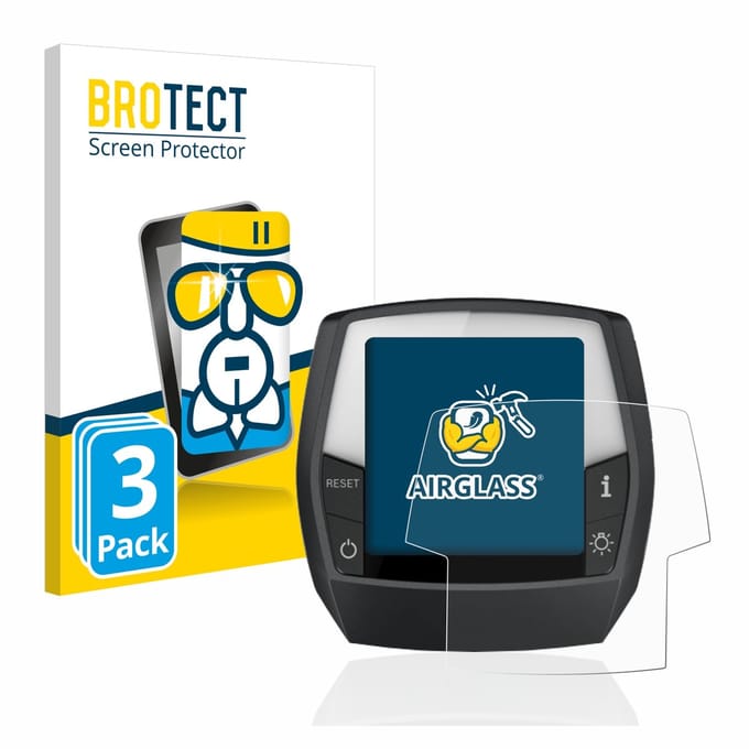 Screenprotector 3 Stuks voor Bosch Intuvia Performance Line Beschermglas transparant