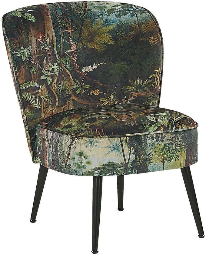 VOSS - Fauteuil - Donkergroen - Polyester