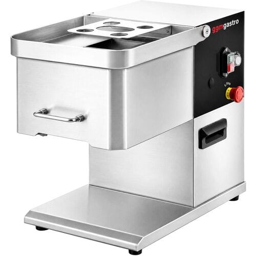 GGM Gastro Elektrischer Fleischschneider - 250 kg/h - 3mm Schnittstärke - Edelstahl