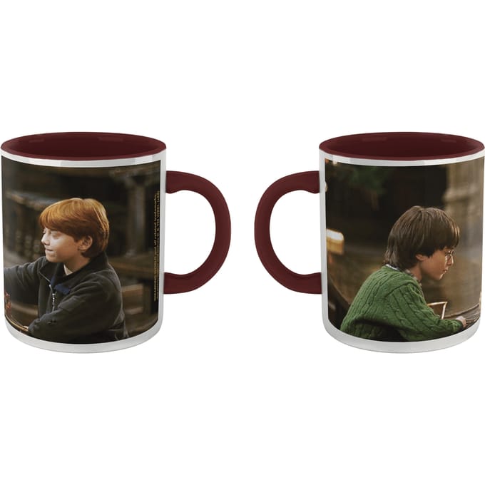 Harry Potter Harry And Ron - Playing Chess Mug - Burgundy