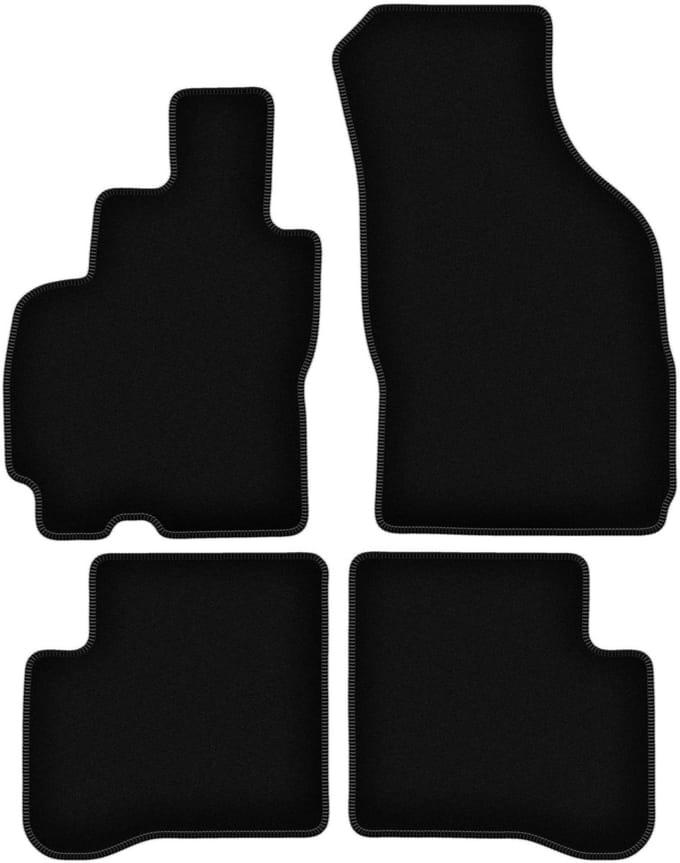 BASIC zwarte veloursmatten voor: Hyundai Atos hatchback (1997-2008)