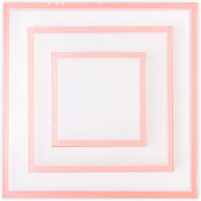3 shaker panes squares - Sizzix