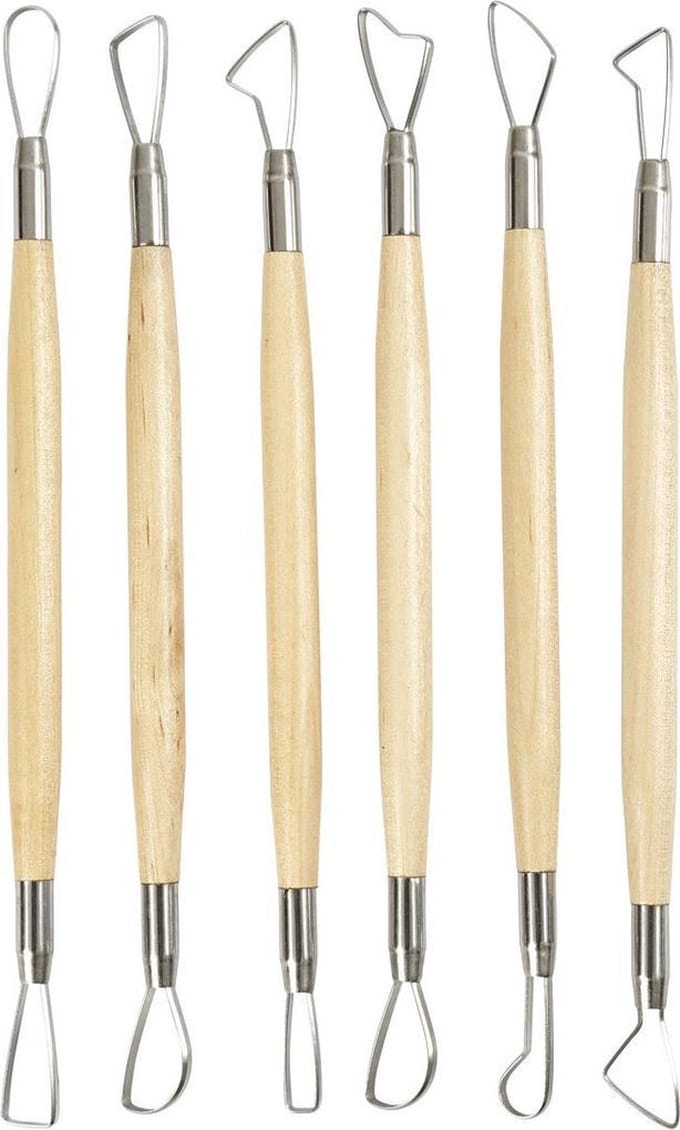 Mirettes Set, scherpe kanten, L: 20 cm, 6stuk/ 1 doos