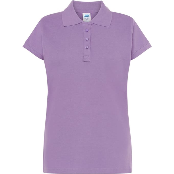 JHK Dames/Dames Regular Poloshirt (Lavendel)