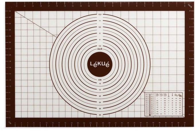 Lékué Deegmat - 60 x 40 cm - Siliconen - Anti-aanbak - White