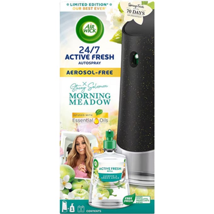 Air Wick Active Fresh Morning Meadow Starter Kit Autospray