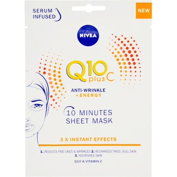 Q10+ Vitamine C Antirimpel+versterkend Gezichtsmasker 1 Eenheid