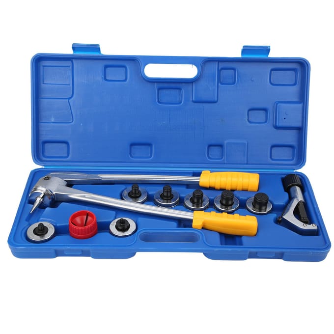 7-delige hendel buisexpander tool voor ruimen koperen buizen ruimer set CT-100A M 10-28mm blue