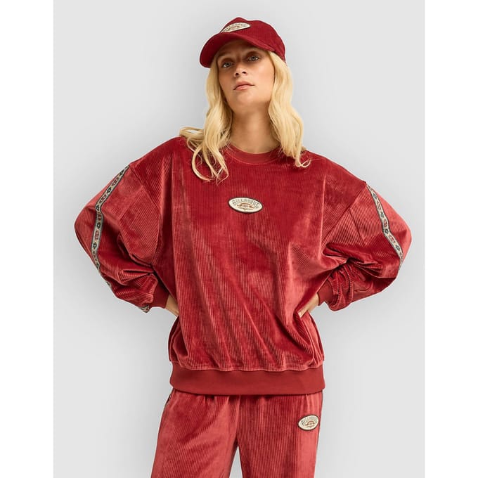 Billabong Since 73 Kendall Cord Sweater rood