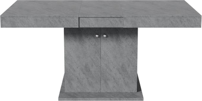 Gotagee Uitschuifbare eettafel met opbergruimte Rechthoekige eettafel Koffietafel Ruimtebesparende Multifunctionele eettafel Telescopische tafel Wit