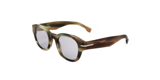 Hugo Boss BOSS 1717/S Brown striped green 48/24/150 MAN Zonnebrillen
