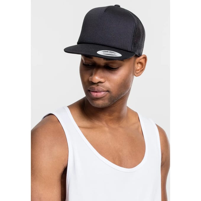 Flexfit Retro Trucker Unisex Cap - zwart - Standard