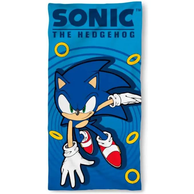 Microvezel strandlaken Sega Sonic The Hedgehog