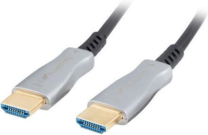 Lanberg - HDMI Kabel - 20m - Actieve Optische Kabel - Premium High Speed met Ethernet