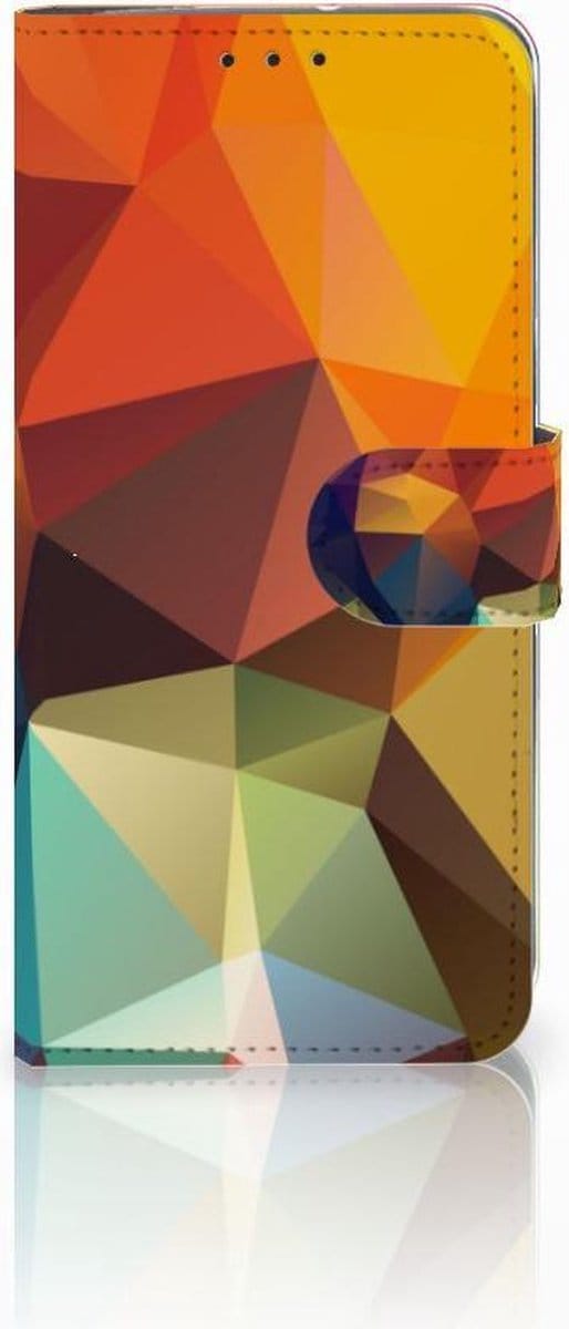 Motorola Moto G7 Power Book Case Polygon Color