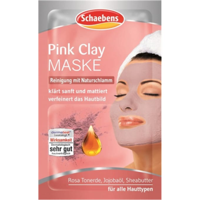 Schaebens Roze Klei Masker 2x5ml