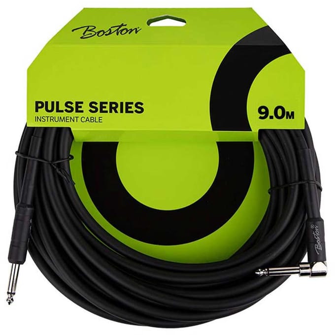 Boston GCP-90A Pulse Series Gitaarkabel Recht-Haaks 9 Meter