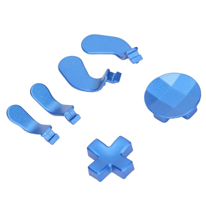 Roestvrij Staal Metaal D-Pads Paddles Vervanging Controller Accessoires voor Xbox One Elite Series 2 blue