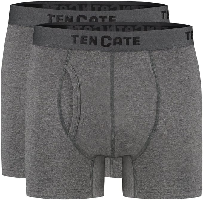 Ten Cate Basics shorts met gulp antra melee 2 pack voor Heren | Maat XXL