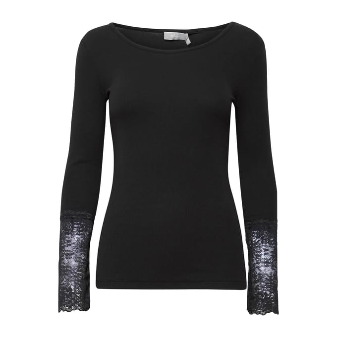 Dames-T-shirt met lange mouwen fransa Hizamond