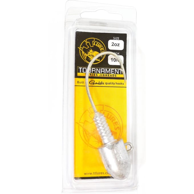 Tackle Tactics TT Tournament Tête plombée SL12 2 oz 10/0 1/paquet (8171) black