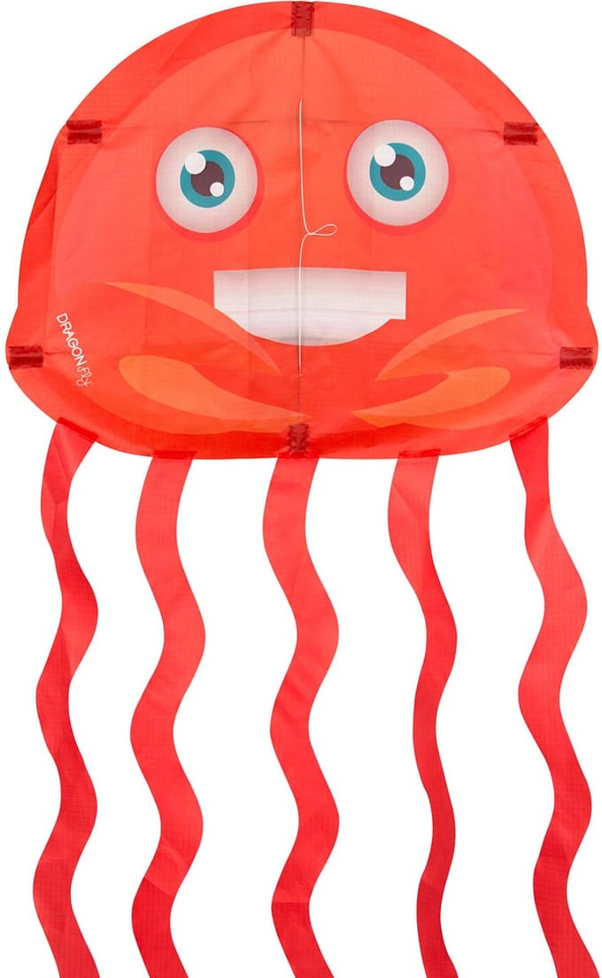 Dragon Fly Vlieger - Sea Animals - Rood