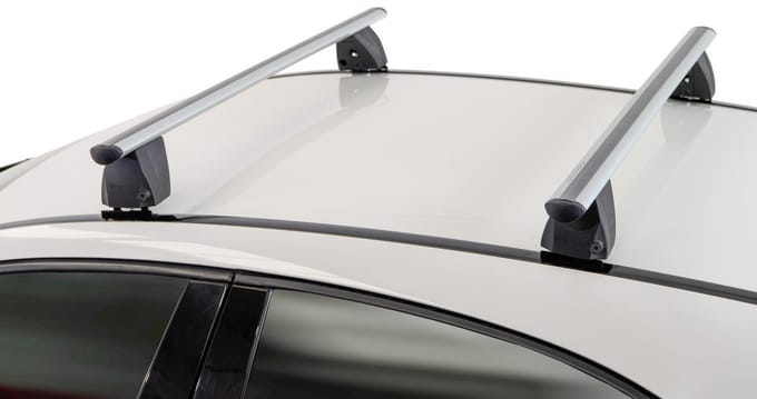 Dakdragers geschikt voor BMW 4 Serie Gran Coupé (G26) 2020-heden 4-deurs sedan Menabo Delta zilver