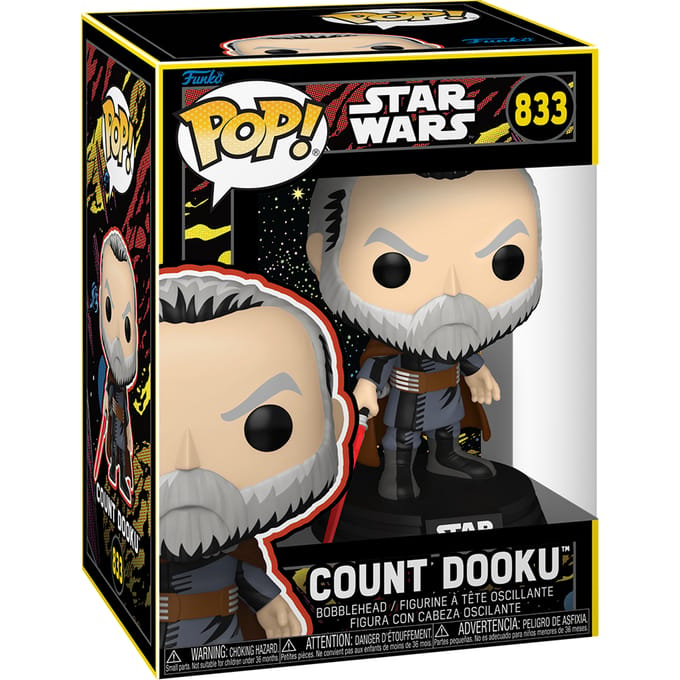 Funko Pop! Star Wars: May the Fourth - Count Dooku (Retro) #833