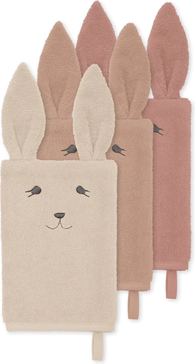 Konges Slojd Washandjes Dier Set Van 3