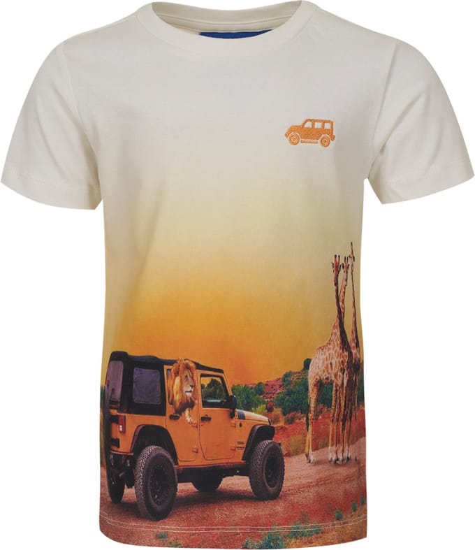 SOMEONE DIDIER-SB-02-A Jongens T-shirt - ECRU - Maat 128