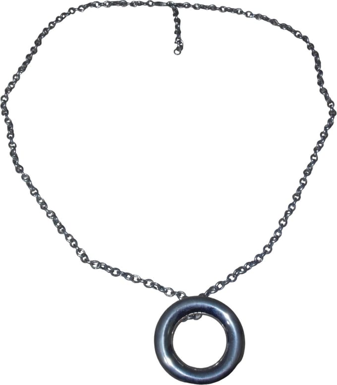 Ketting zilver met open rondje