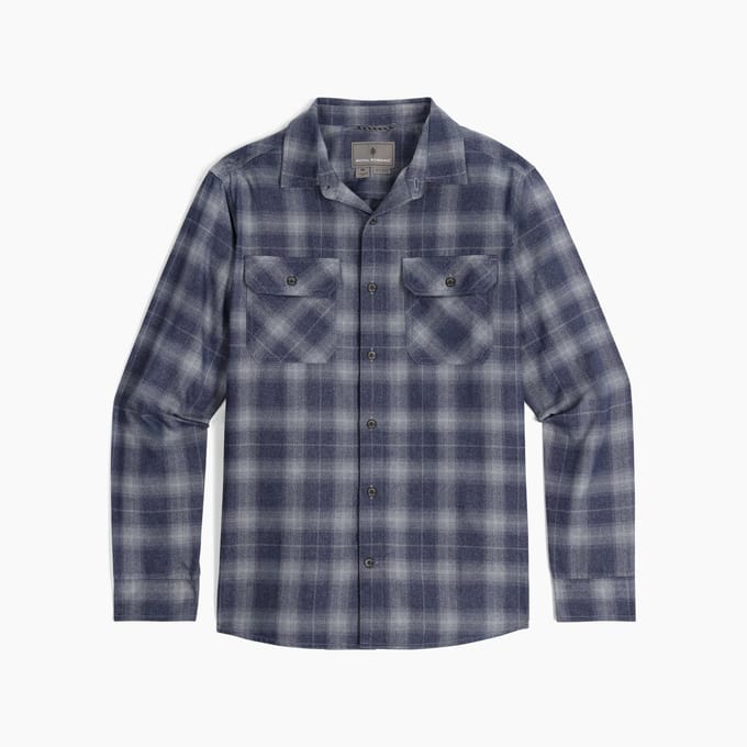 Royal Robbins M's Vogelslang L/S - Blouse - Heren - Blauw - Maat M