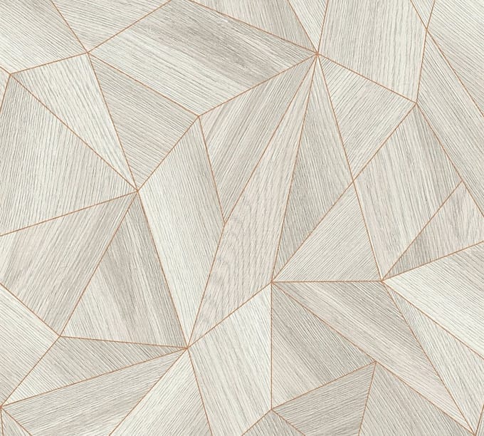 HOUTLOOK BEHANG | Grafisch - Grijs Beige Goud - LivingWalls Daniel Hechter 7