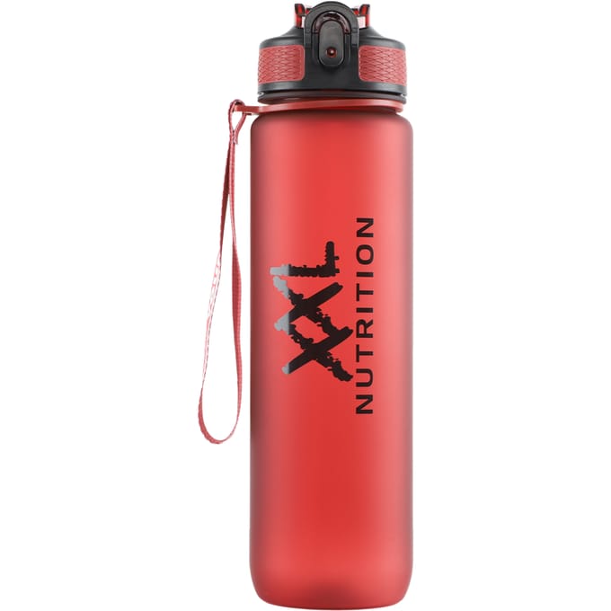 XXL Nutrition - Hydrate Bottle - Dark Red - Waterfles Met Rietje - 1000 ml