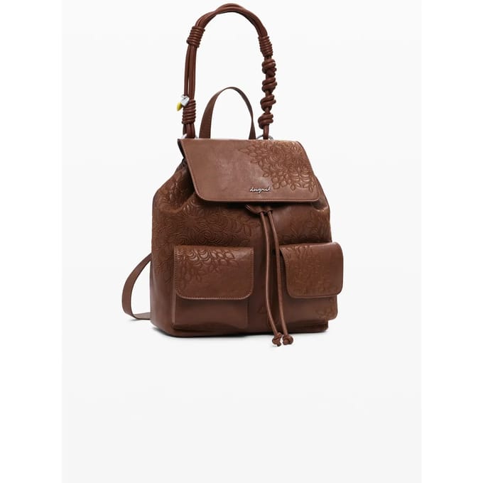Desigual vrijetijdsrugzak handtas Sierra Prisa Mini Backpack Camel bruine