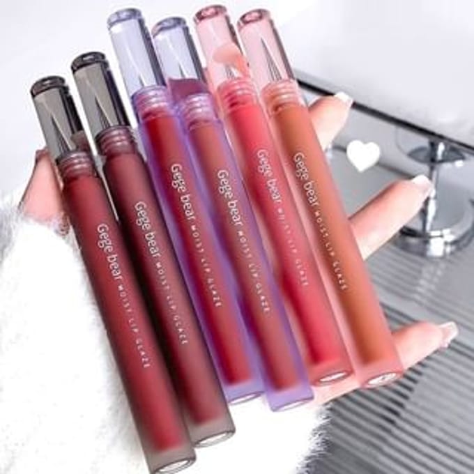 Gege Bear - BUY 3 GET 40% OFF - Silky Matte Lip Glaze - #01-#03 #01 - 2.5g