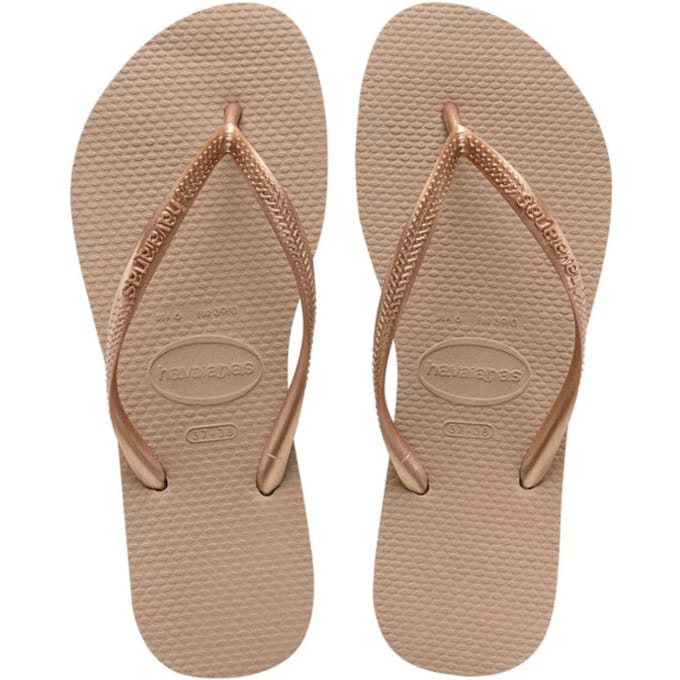 Havaianas Slim Slippers en Sandalen Dames - Roze - Maat 37/38 - Plastic