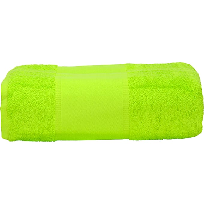 ARTG Print-Me Grote Handdoek (Kalk groen)