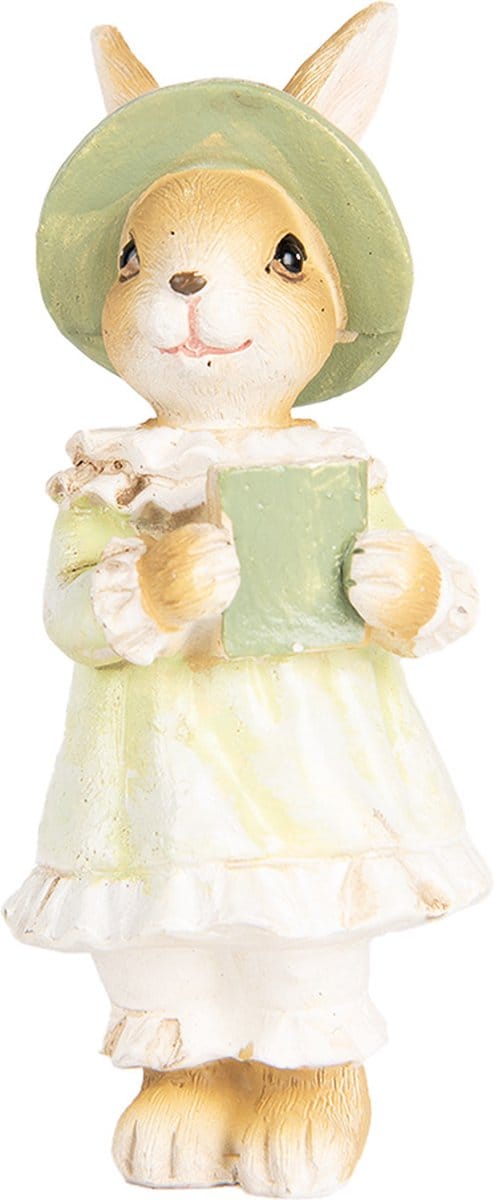 Clayre & Eef Decoratie Beeld 11 cm Beige Kunststof
